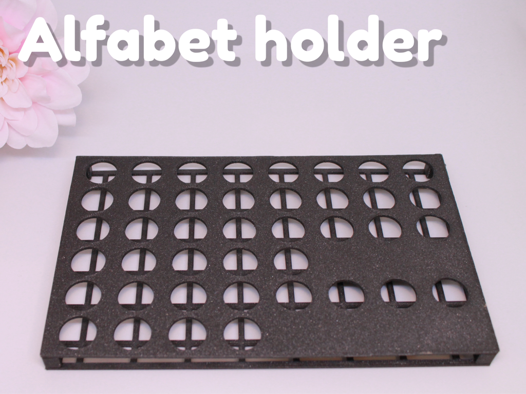 KERAMIK ALFABET - HOLDER