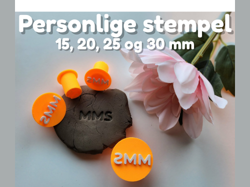 PERSONLIGT STEMPEL – VÆLG DIN STØRRELSE