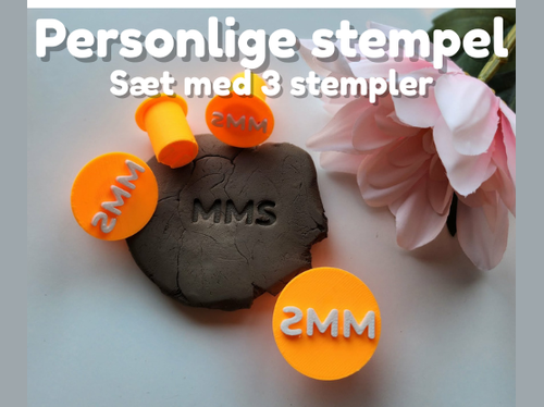 PERSONLIGE STEMPEL - SÆT MED 3