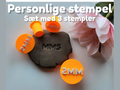 PERSONLIGE STEMPEL - SÆT MED 3